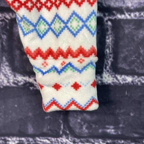 Wondershop 12 Month Geometric Pattern Flannel 2 Piece Pajama PJ - Picture 9 of 9